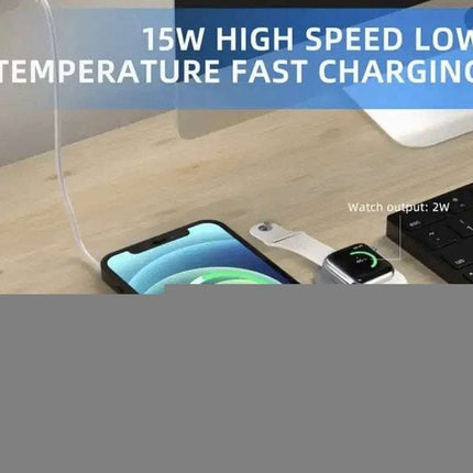 3 In 1 Magnetic Foldable Wireless Charger Charging Station Multi-device Folding Cell Phone Wireless Charger Gadgets Fendax 0