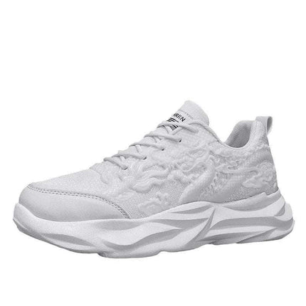 Chinese Loong Breathable Casual Fly Knit Sneakers Fendax 0