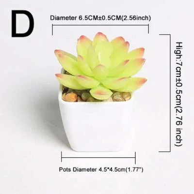 Simulated succulents mini potted plants Fendax 0