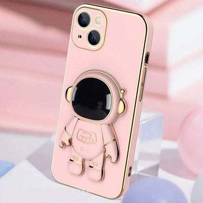 3D Astronaut Phone Case Anti-Drop Electroplating Bracket Fendax 0