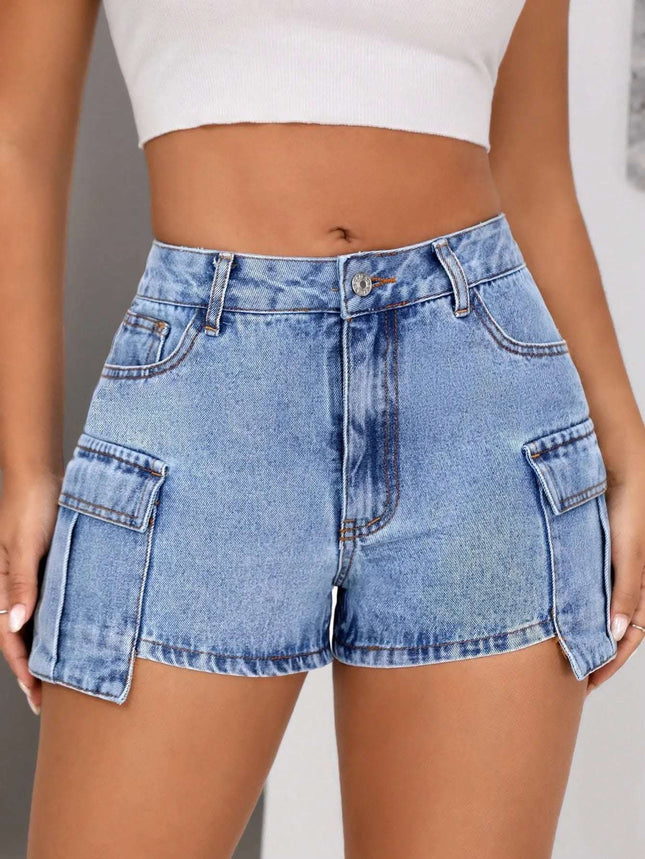 Women's Comfortable Fashion Slim Fit Denim Shorts Fendax 0