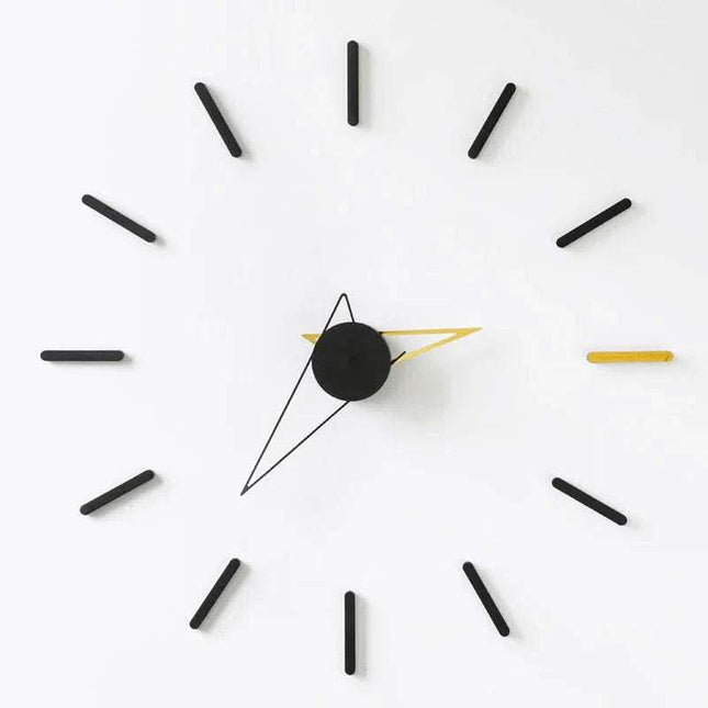 Wozoom House Quasi Background Wall Decoration Clock Wall Clock Living Room Nordic Light Luxury Clock Wall Hanging Creative Modern Style Fendax 0