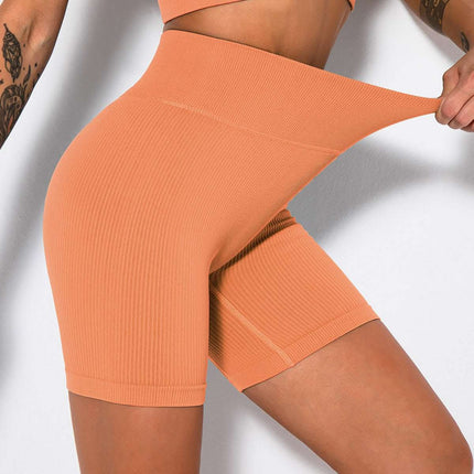 Seamless Knitted Sexy Sports Short-sleeved Shorts Yoga Wear Fitness Suit Fendax 0