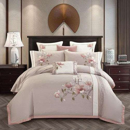 4-piece embroidered bedding set Fendax 0