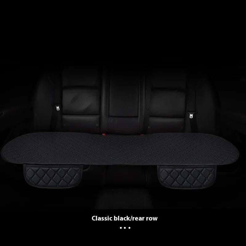 Car Seat Cushion Leather Single Non-slip Non-backrest Three-piece Set Car Mats Factory Delivery Fendax 0