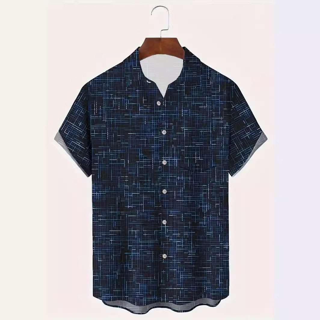 Fashion Printed Shirt Summer Menswear Printing Fendax 0