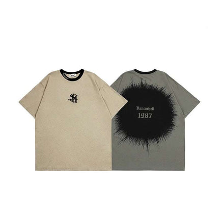 Fashion Summer Loose And Versatile Half Sleeve