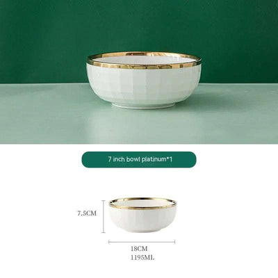 Light Luxury Nordic Creative Home Ceramic Rice Bowl Fendax 0