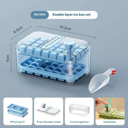 28 56 Grids Reusable Ice Mold Ice Cubes Tray DIY Moulds Ice Cubes Maker Release Homemade Ice Cubes Tray Mold Home Ice Making Tool Fendax 0