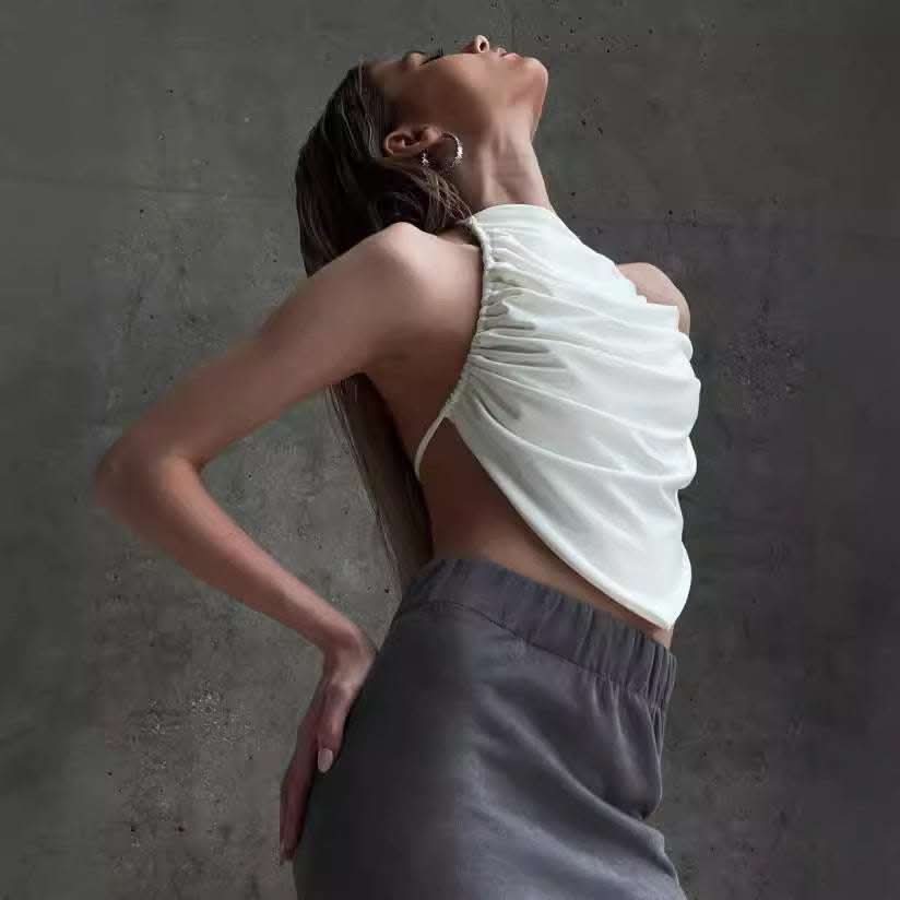 Halter Irregular Sexy Top Fendax 0