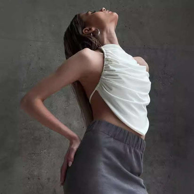 Halter Irregular Sexy Top Fendax 0