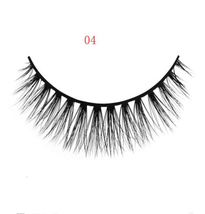 3 pairs of natural false eyelashes