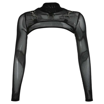 Black sexy mesh top Fendax 0