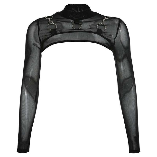 Black sexy mesh top Fendax 0