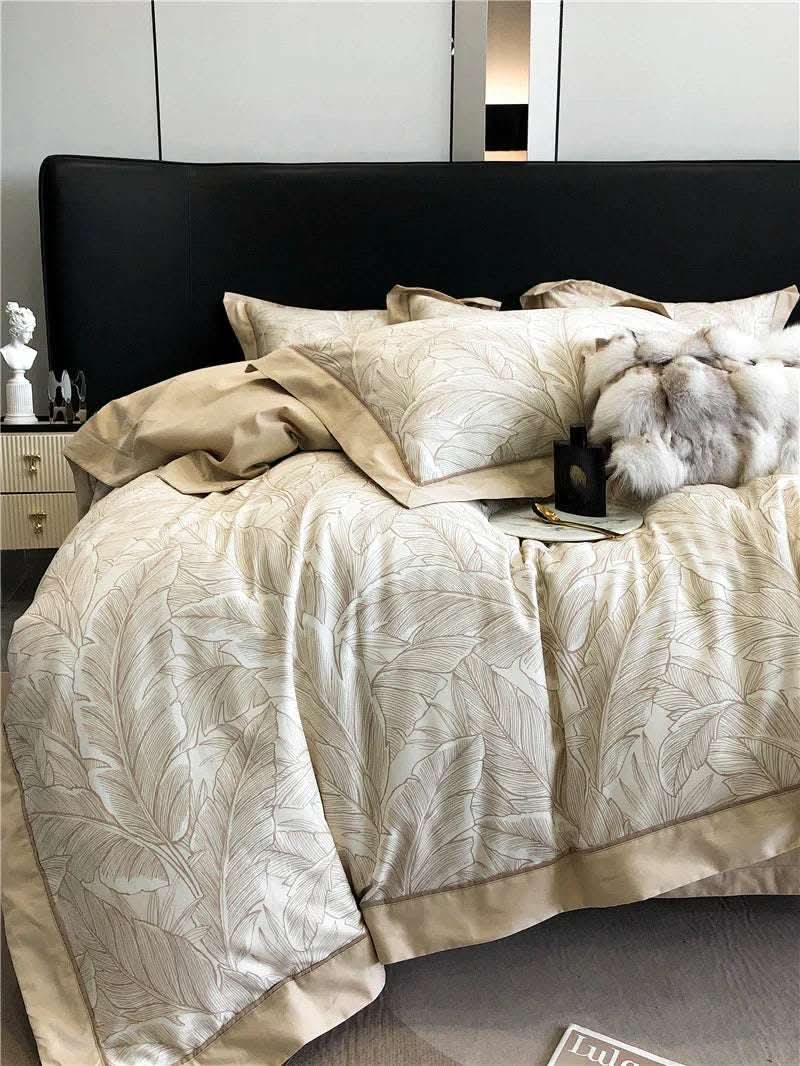 Long-staple Cotton Printed Four-piece Bedding Set Cotton Bedding Fendax 0