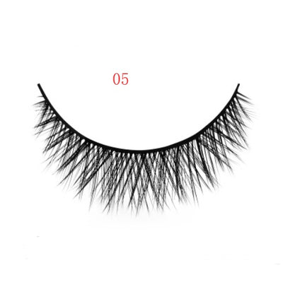 3 pairs of natural false eyelashes