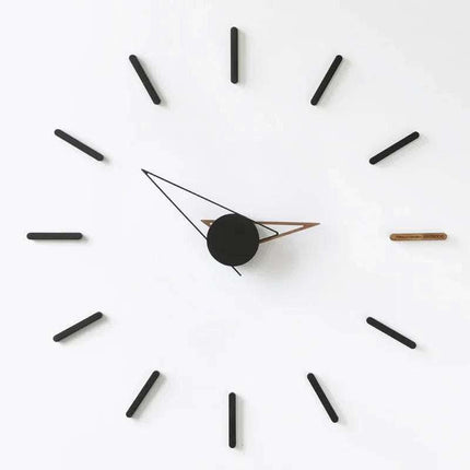 Wozoom House Quasi Background Wall Decoration Clock Wall Clock Living Room Nordic Light Luxury Clock Wall Hanging Creative Modern Style Fendax 0