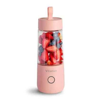 350ml Portable Blender Juicer Electric USB Rechargeable Mixer Smoothie Slushy Cup Juice Blender Bottle USB Charging Kitchen Gadgets Fendax 0