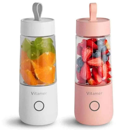 350ml Portable Blender Juicer Electric USB Rechargeable Mixer Smoothie Slushy Cup Juice Blender Bottle USB Charging Kitchen Gadgets Fendax 0