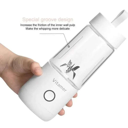 350ml Portable Blender Juicer Electric USB Rechargeable Mixer Smoothie Slushy Cup Juice Blender Bottle USB Charging Kitchen Gadgets Fendax 0