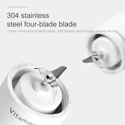 350ml Portable Blender Juicer Electric USB Rechargeable Mixer Smoothie Slushy Cup Juice Blender Bottle USB Charging Kitchen Gadgets Fendax 0