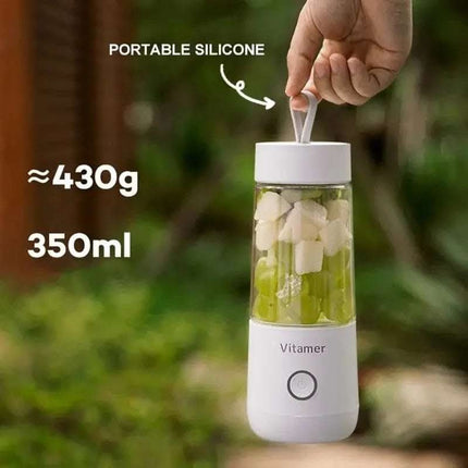 350ml Portable Blender Juicer Electric USB Rechargeable Mixer Smoothie Slushy Cup Juice Blender Bottle USB Charging Kitchen Gadgets Fendax 0