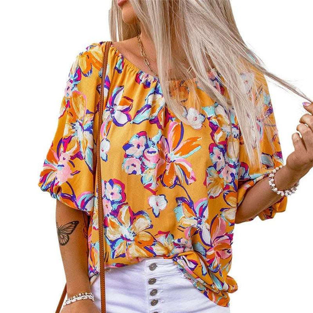 Women's Summer New Fashion Chiffon Pullover Shirt Fendax 0