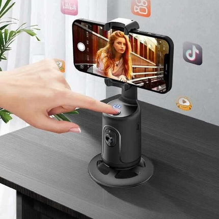 360 Auto Face Tracking Gimbal AI Smart Gimbal Face Tracking Auto Phone Holder For Smartphone Video Vlog Live Stabilizer Tripod Fendax 4