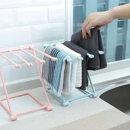 Foldable Dishcloth Shelf Kitchen Accessories Gadget Organizer Fendax 0