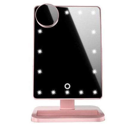 Touch Screen Makeup Mirror With 20 LED Light Bluetooth Music Speaker 10X Magnifying Mirrors Lights Fendax 0