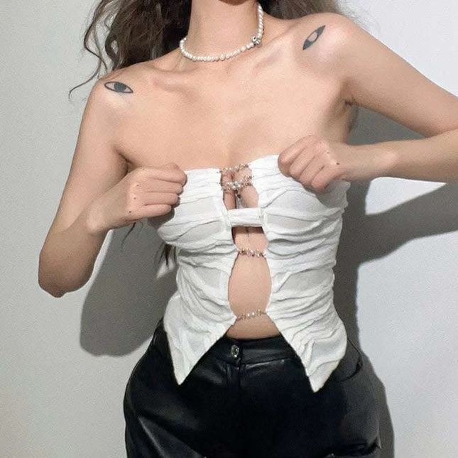 Summer Fashion Women's New Slim Hollow Vest Fendax 0