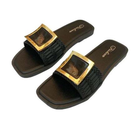 Women's Summer Flat Slippers All-match Casual Fendax 0
