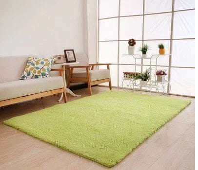 Living Room Rug Area Solid Carpet Fluffy Soft Home Decor White Plush Carpet Bedroom Carpet Kitchen Floor Mats White Rug Tapete Fendax 0