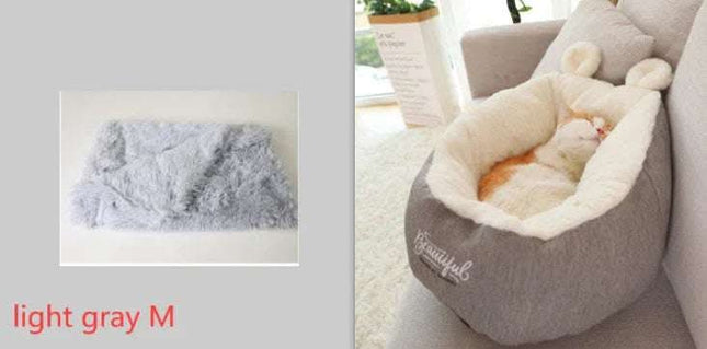 Pet Dog Bed Warming Soft Sleeping Bag Cushion Puppy Kennel Fendax 0