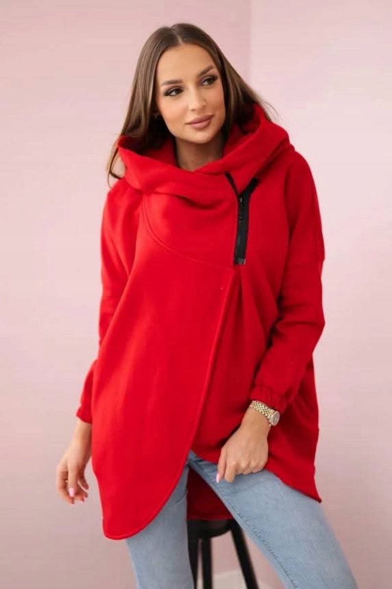 Women's Plus Size Solid Color Coat