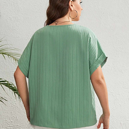 Summer Green V-neck Women's Fashion Top Fendax 0