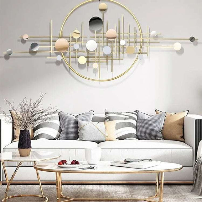 Light Luxury Wrought Iron Home Living Room Wall Decoration Fendax 0