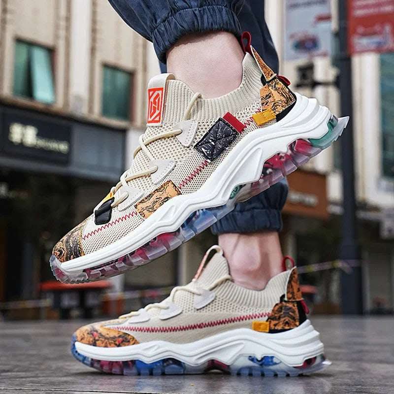 Flyknit Platform Dad Shoes Casual Sports Fendax 0