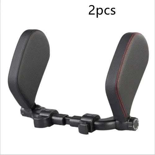 Car headrest pillow Sleep Adjustable Side Car Soft Travel Seat Headrest Auto Leather Support Neck Pillow Cushion car accessories Fendax 0