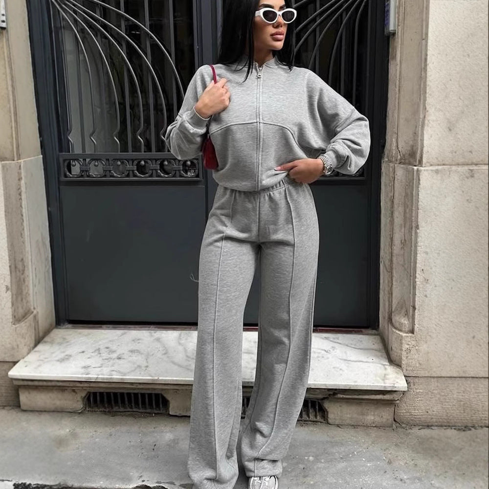 Cardigan Pants Two-piece Set