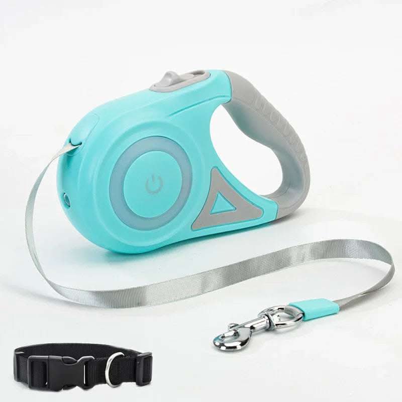 Dog Leash Retractable Leash And Dog Collar Spotlight Automatic Pet Dog Cat Traction Rope For Small Medium Dogs Pet Product Fendax 0