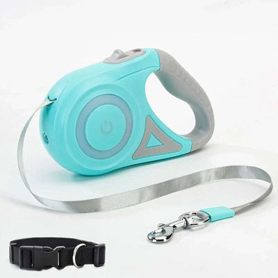 Dog Leash Retractable Leash And Dog Collar Spotlight Automatic Pet Dog Cat Traction Rope For Small Medium Dogs Pet Product Fendax 0