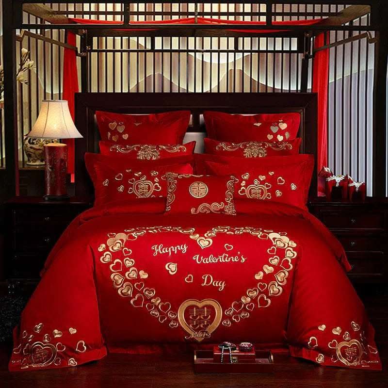 Wedding Cotton Four Piece Bedding Fendax 0