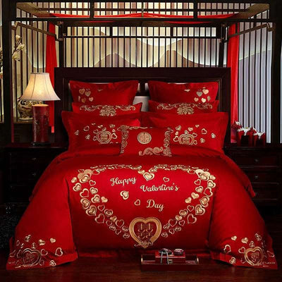 Wedding Cotton Four Piece Bedding Fendax 0