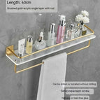 Brushed Gold 40 Long With Rod