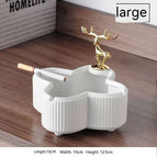Large White Ashtray