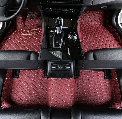 Wear-Resistant Leather Car Mat