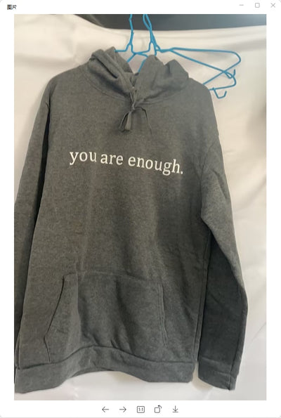 Women's Plush Letter Printed Hoodie