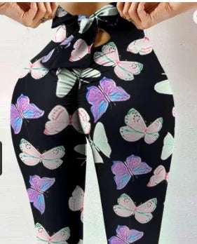 Hip-Lifting Sweatpants Leggings Women's Yoga Pants Stretch Fitness Pants Fendax 0
