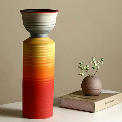 Ceramic Vase Decoration Dried Flowers Flower Arrangement Ideas Fendax 0